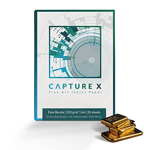 CAPTURE X Pure Baryta, 310g/m², A4, 20 Blatt Box - echtes Barytpapier -...